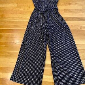 Calvin Klein Elegant Black and White Jumpsuit size 8